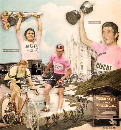 Giuseppe Saronni, Felice Gimondi, Gianni Bugno, Alfredo Binda